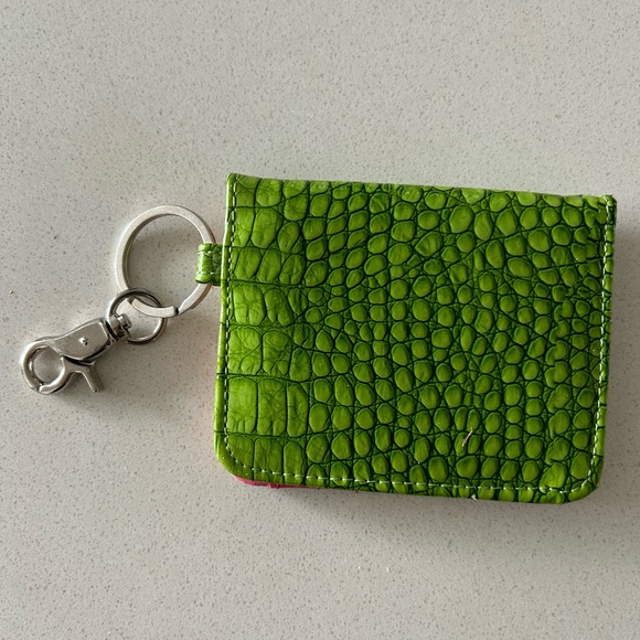 NWOT Keychain Cardholders in Vegan Faux-Crocodile 2/$10 - Picture 9 of 12